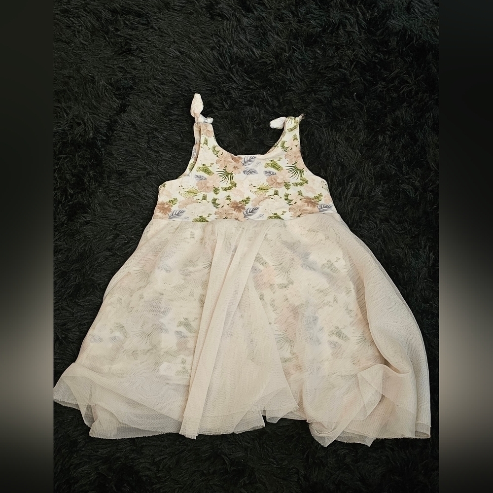 RENE Rofe Floral Tulle Dress 18m - Picture 3 of 6